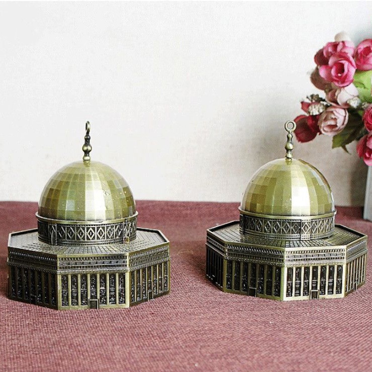 Miniatur Masjid Pajangan Masjid Quba/Masjid Taj Mahal/Kubah Shakhrah/Dome of the Rock Oleh oleh