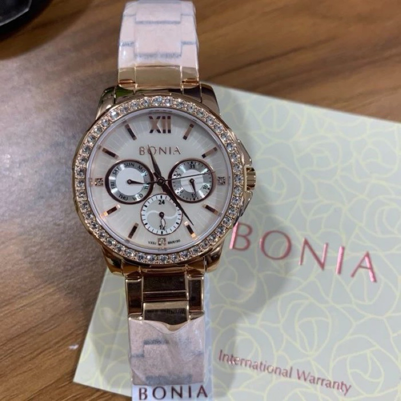 Bonia BNR190-2553S Jam Tangan Wanita Ceramic