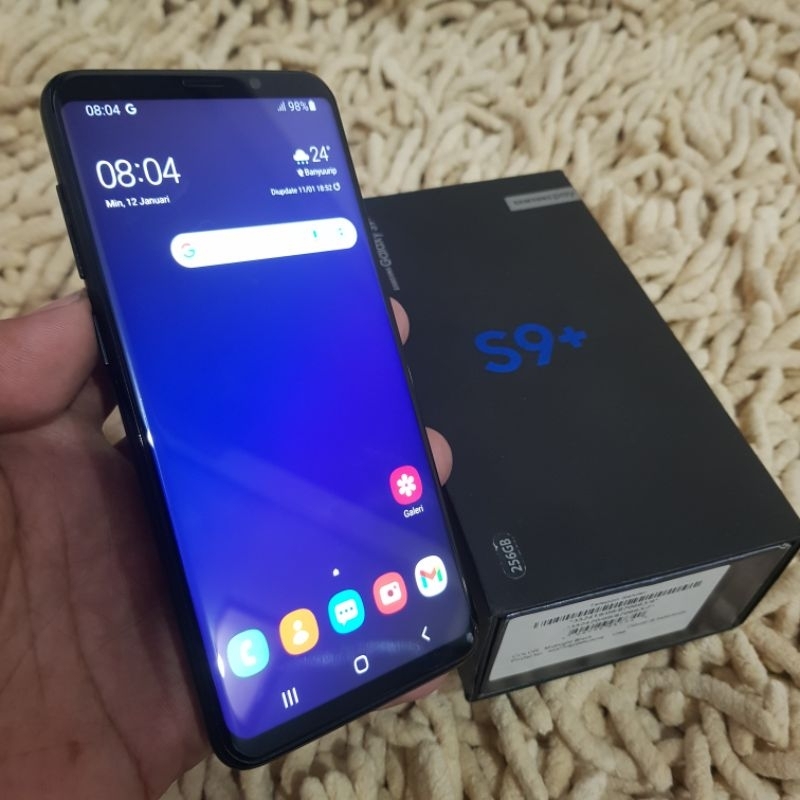 Hp Samsung S9+ Seken 6/256 Ex Garansi Resmi / Handphone Samsung S9 Plus Bekas Seken Second 2nd Siap 