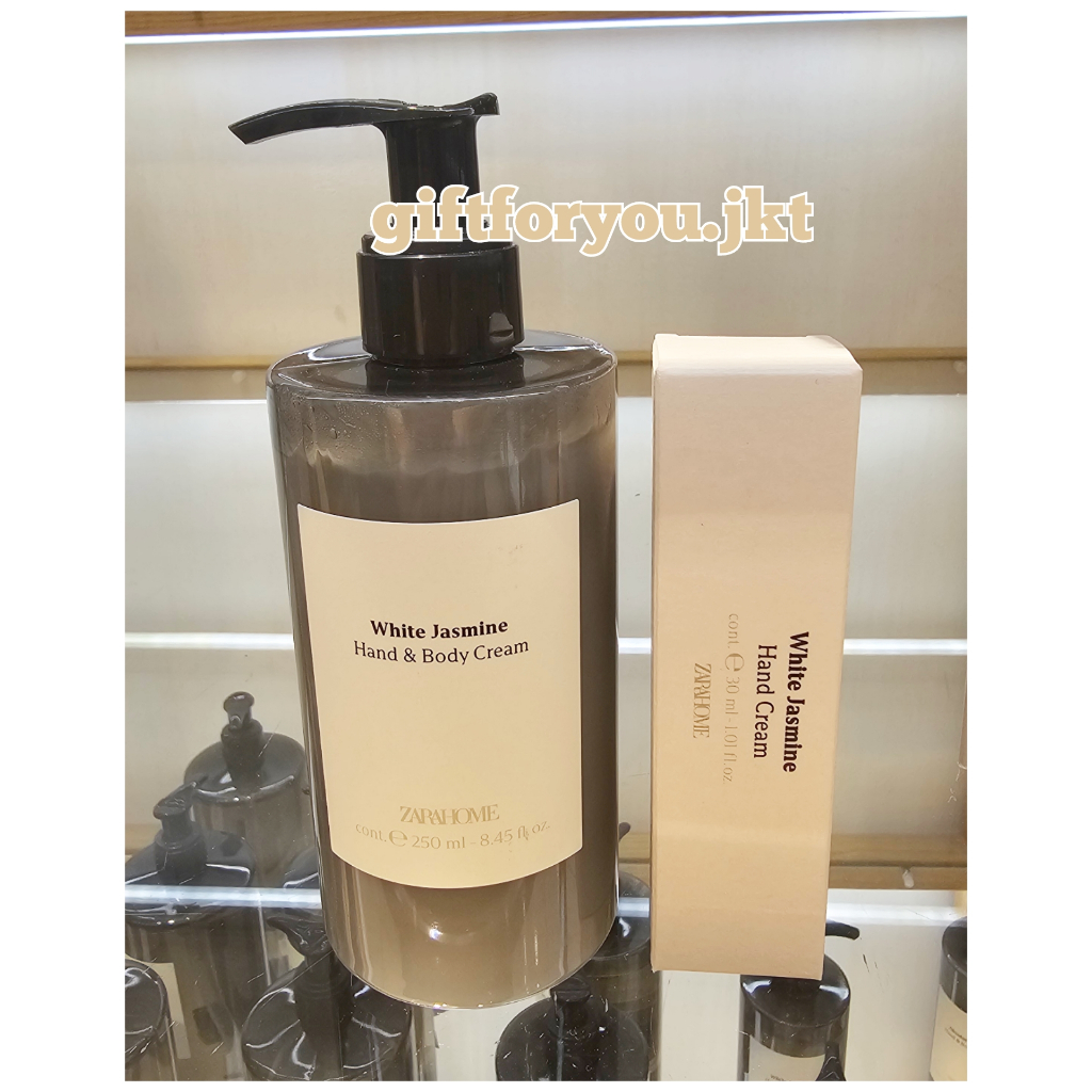 Zara Home White Jasmine Hand & Body Cream / Liquid Hand Wash 250 500 750 Ml Original Body Lotion /