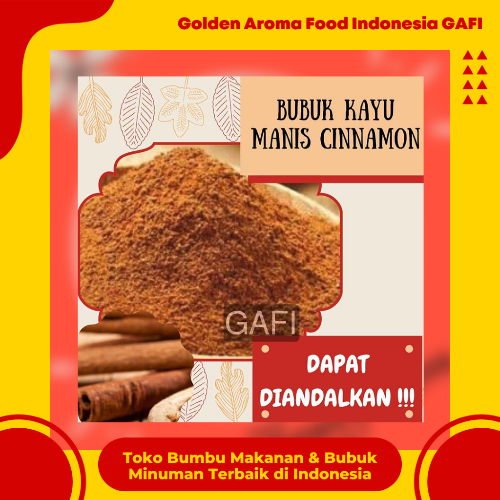 

GAFI Food Bubuk Kayu Manis 1 Kg Cinnamon Powder Serbuk Kayu Manis Bubuk Organik Asli 1Kg Halal