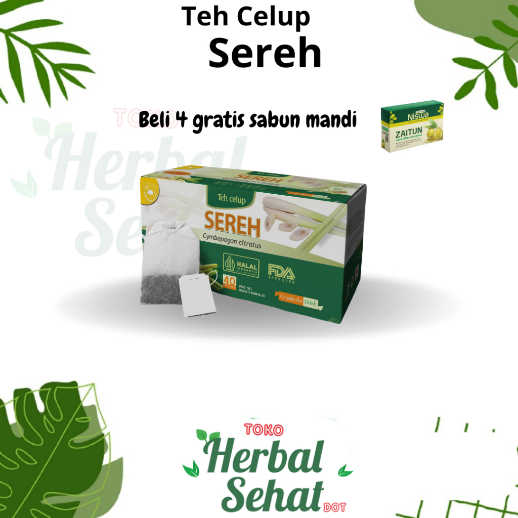 

Teh herbal sereh griya herba isi 20 kantong teh celup untuk lambung dan gejalanya