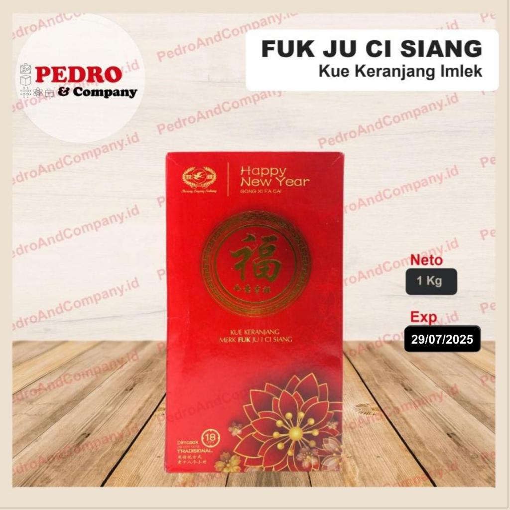 

Kue keranjang imlek FUK JU CI SIANG isi 2 pc 1 kg box
