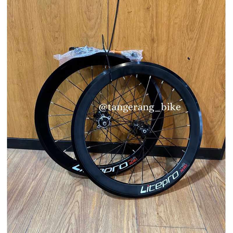 Wheelset Litepro 20 Inch 406 Discbrake Aero