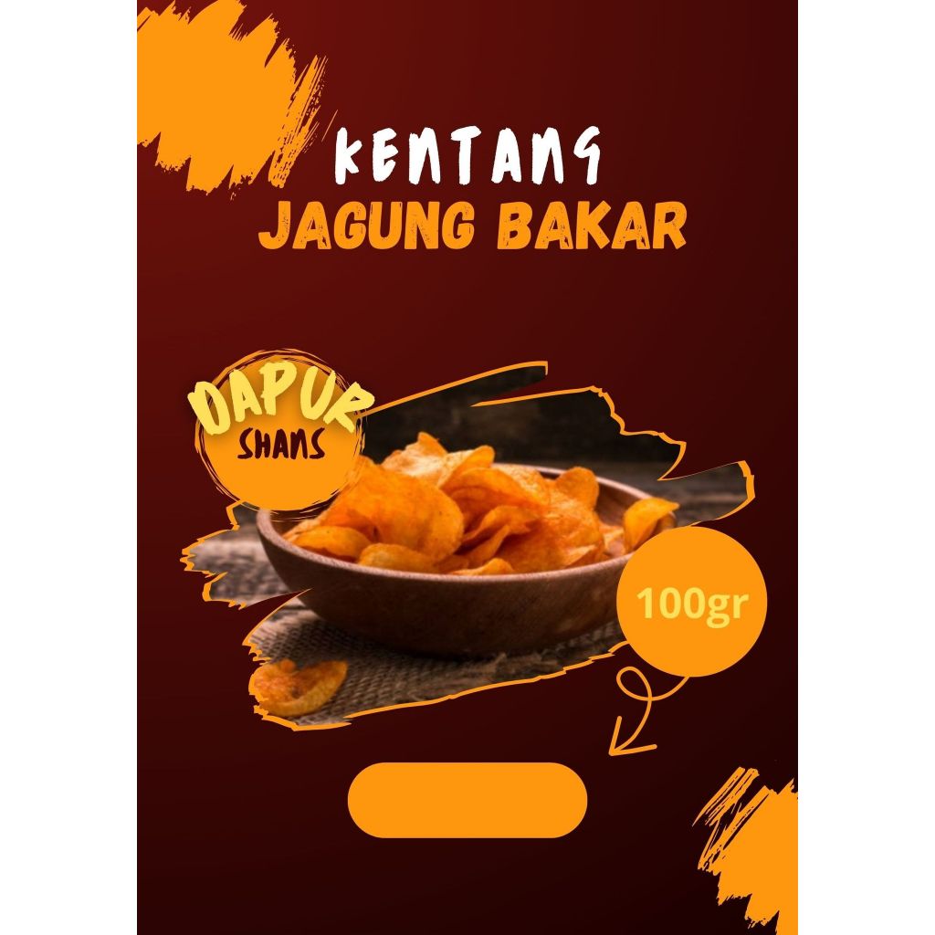 

COD Keripik Kentang Rasa Jagung Bakar 100gr Termurah / Kripik Kentang 100 gram terlaris