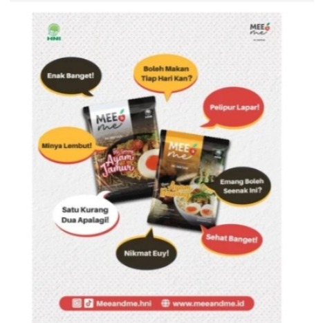 

Mee N Me Mie Instant Sehat Rendah Gluten | Mie HNI
