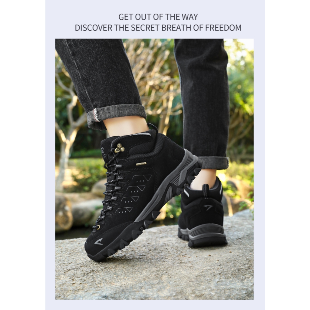 RB Sepatu Gunung SNTA 506 Original - Gratis Kaos kaki - Sepatu Hiking/Sepatu Gunung Pria