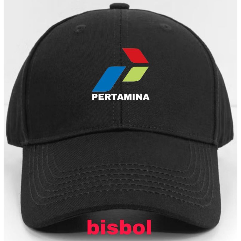 BISA COD TOPI MOTIF PERTAMINA DEWASA PRIA WANITA / TOPI PERUSAHAAN DAN INSTANSI / READY MAKASSAR