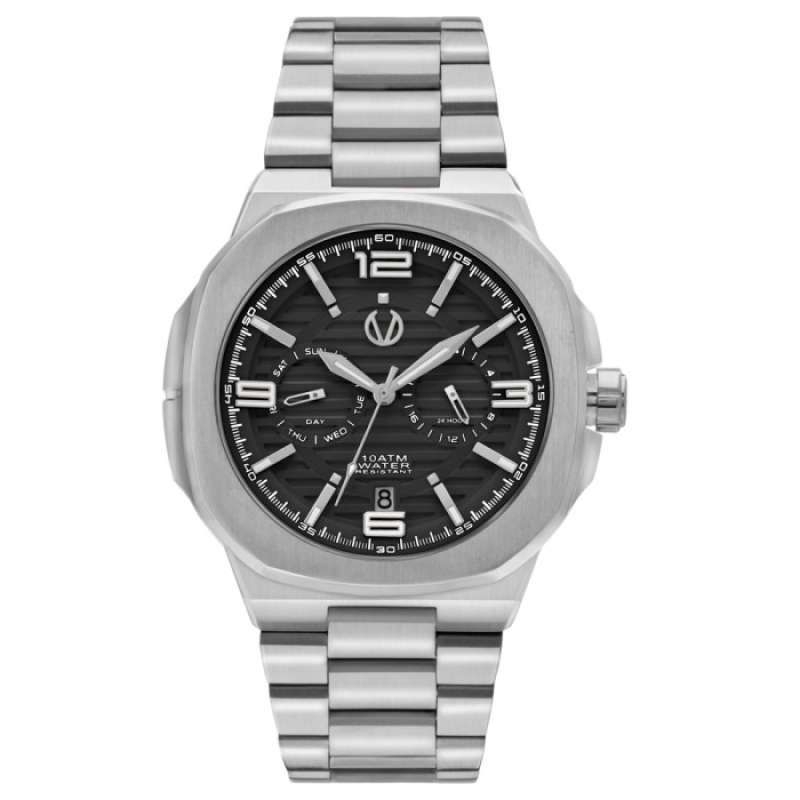 CHRIST VERRA 120592G-11 BLK JAM TANGAN PRIA ORIGINAL