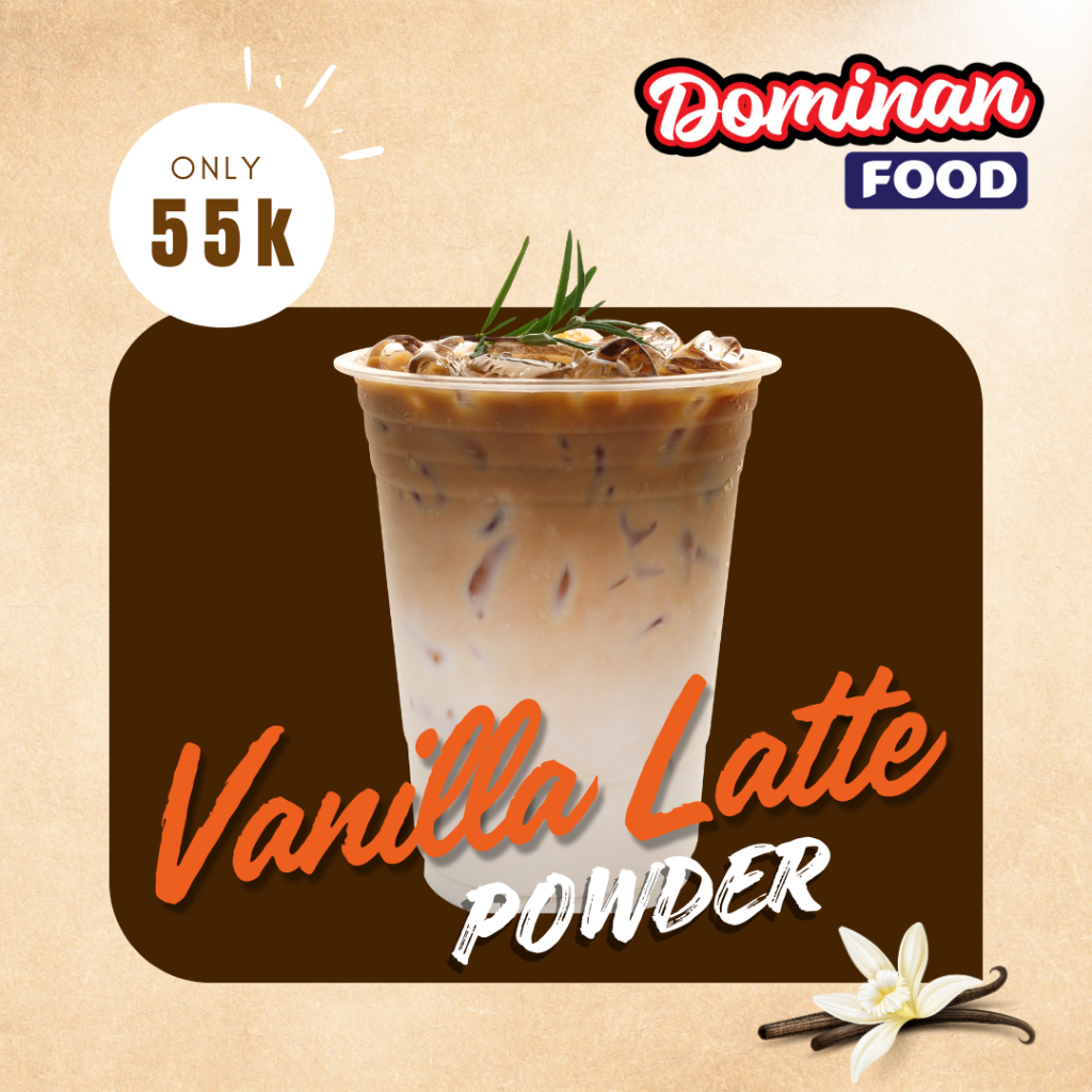 

Powder Drink Vanilla Latte Dominan Food