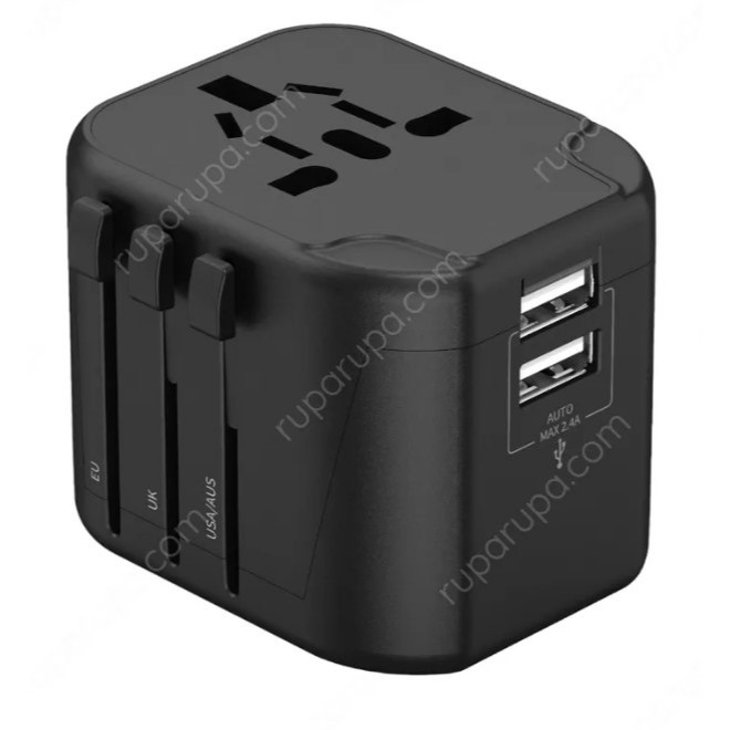 Steker Travel Adaptor Usb-a Krisbow