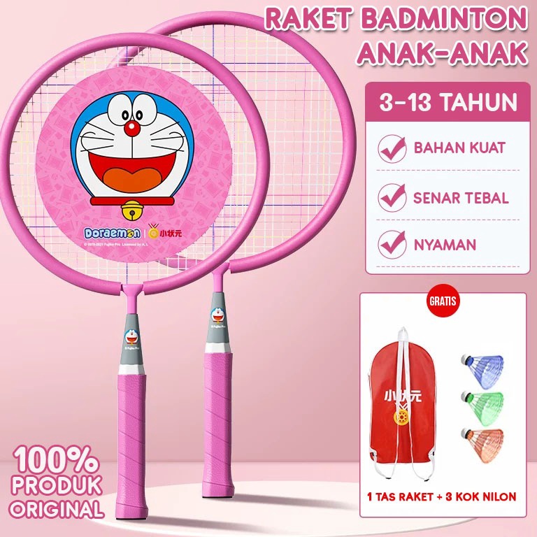 Paling Dicari BBAK SET 2 PCS Raket Bulutangkis Anak  Raket Badminton Anak Umur 313 Tahun GRATIS TAS 
