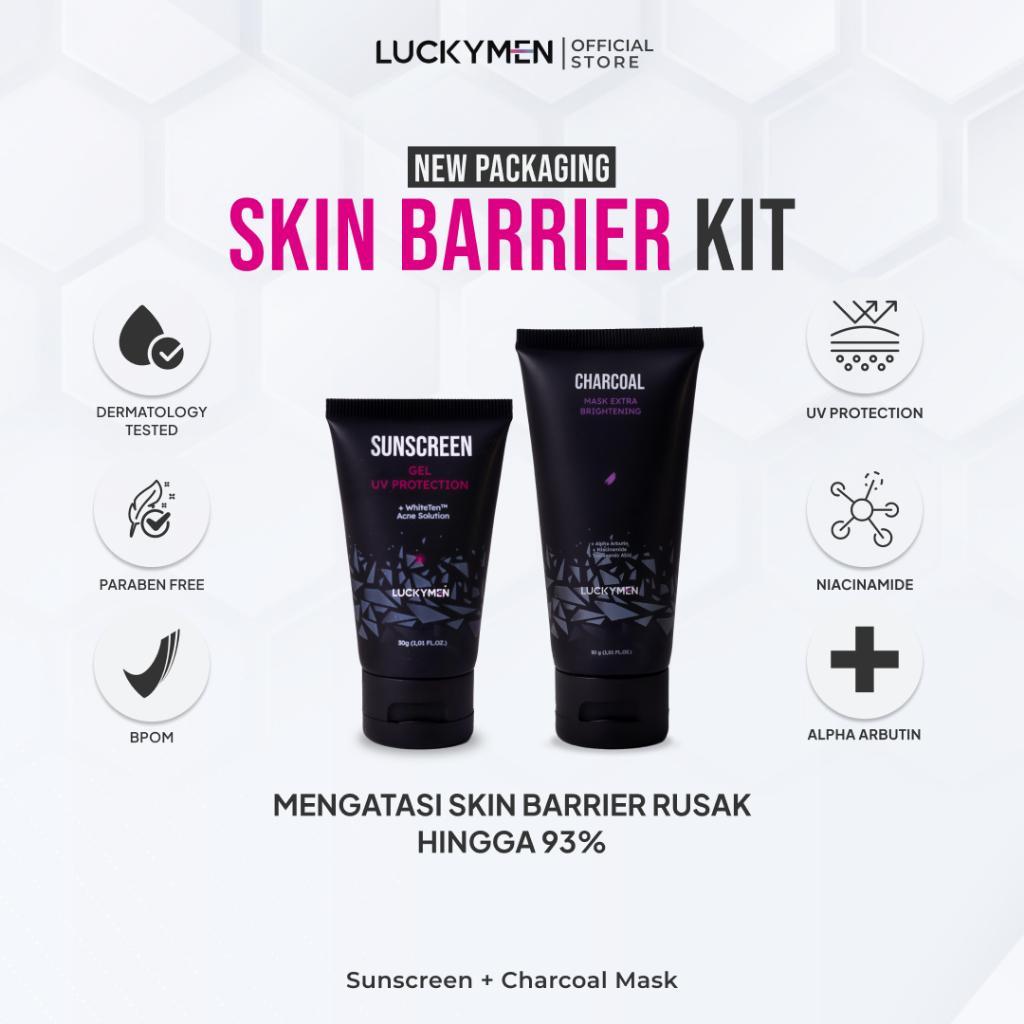SKIN BARRIER KIT (Charcoal + Sunscreen) by Luckyman