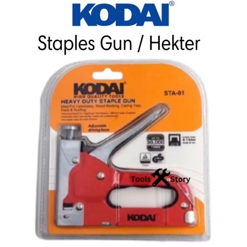 

KODAI Staples Steples Gun Tacker Tembak Hekter 4-14MM