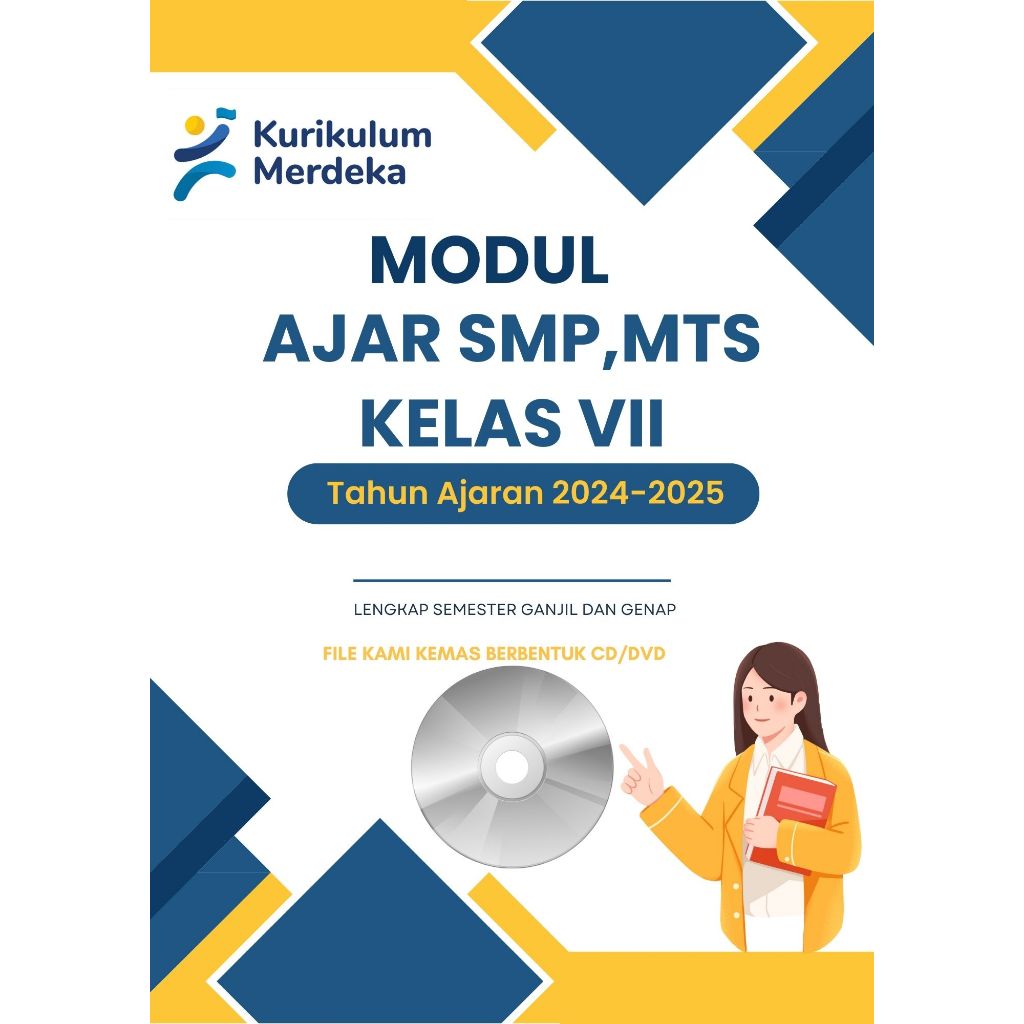 

PERANGKAT MODUL AJAR KELAS VII KURIKULUM MERDEKA REVISI TERBARU PENGIRIMAN MELALUI CD/DVD