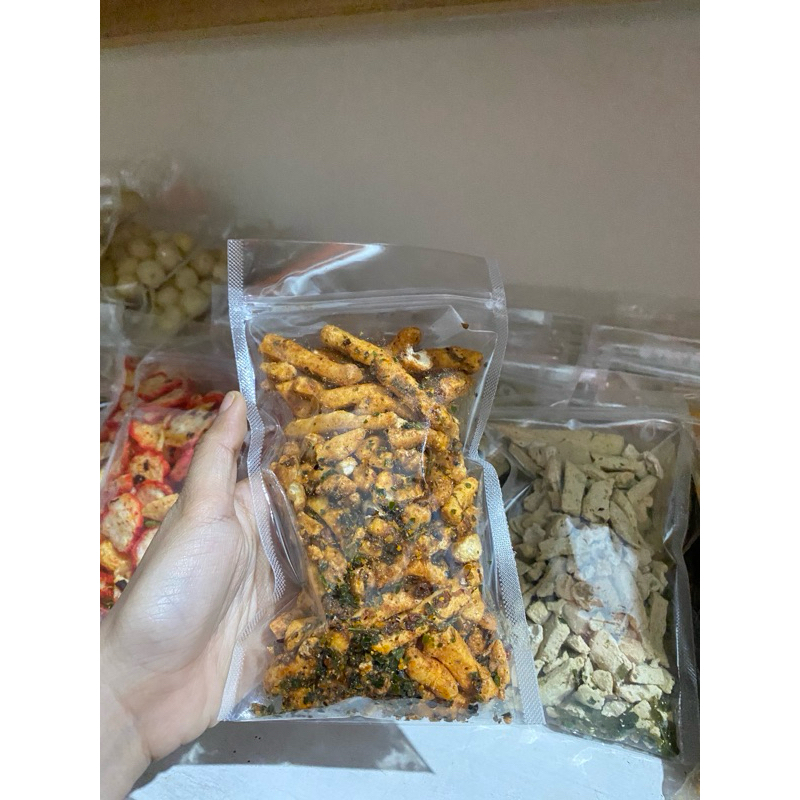 

Basreng pedas daun jeruk