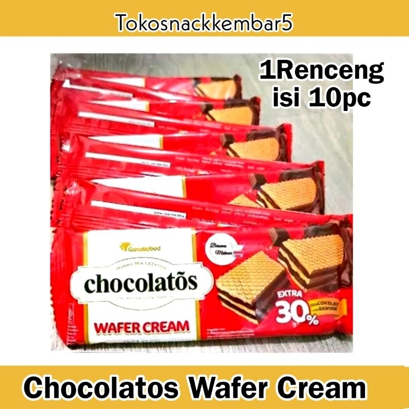 

Chocolatos Wafer Coklat Renceng || Garudafood Chocolatos wafer