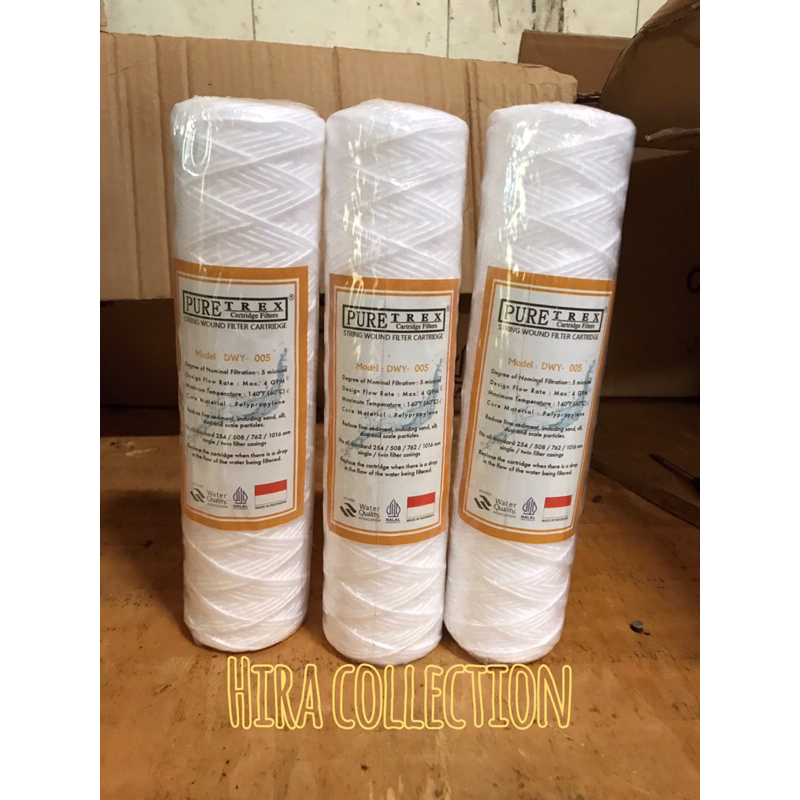 Cartridge Filter Air 10” / Sedimen Benang 10 inch 05micron PURETREX