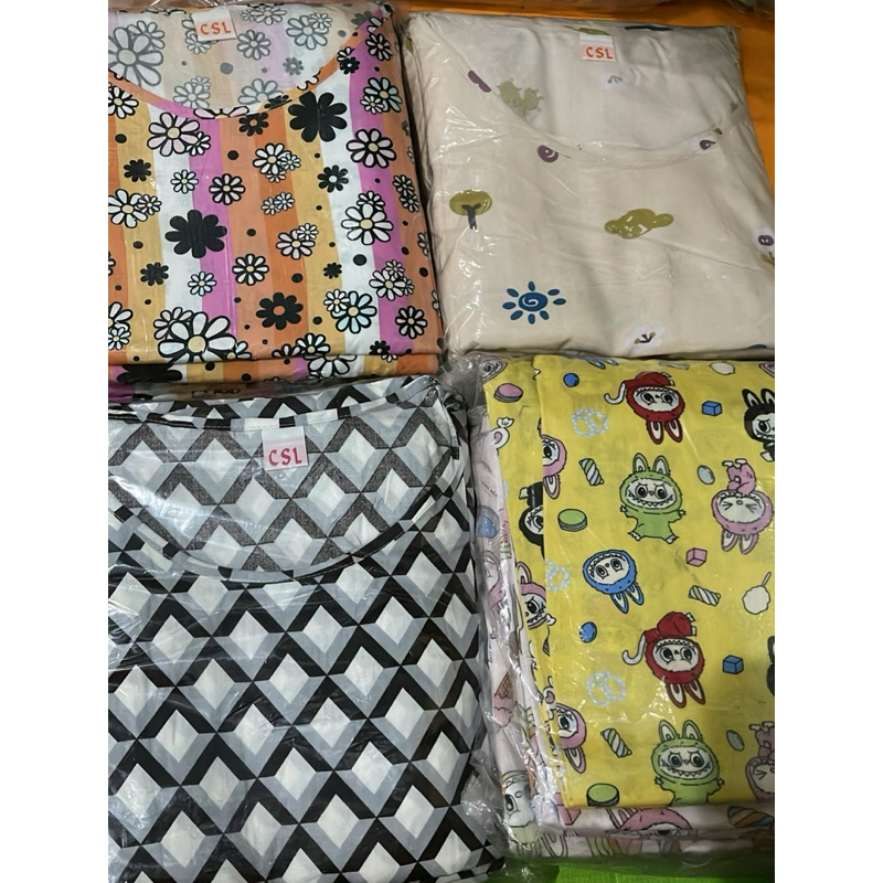 Daster CSL panjang SELUTUT bahan Rayon Non Busui