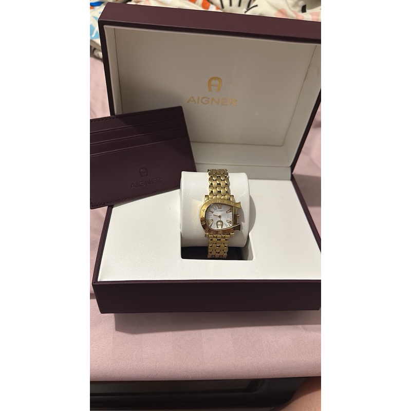 jam aigner gold lengkap