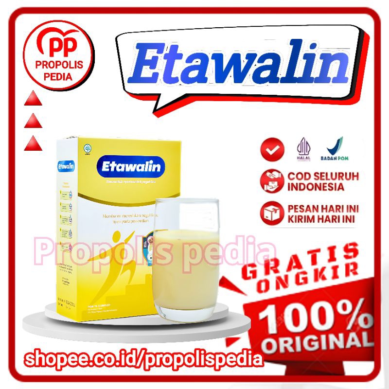 

ETAWALIN Susu Untuk Asam Urat Tulang Dan Nyeri Sendi 1 Box Asli Original