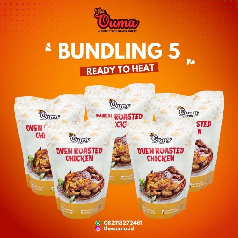 

PAKET BUNDLING 5 FROZEN ROASTED CHICKEN