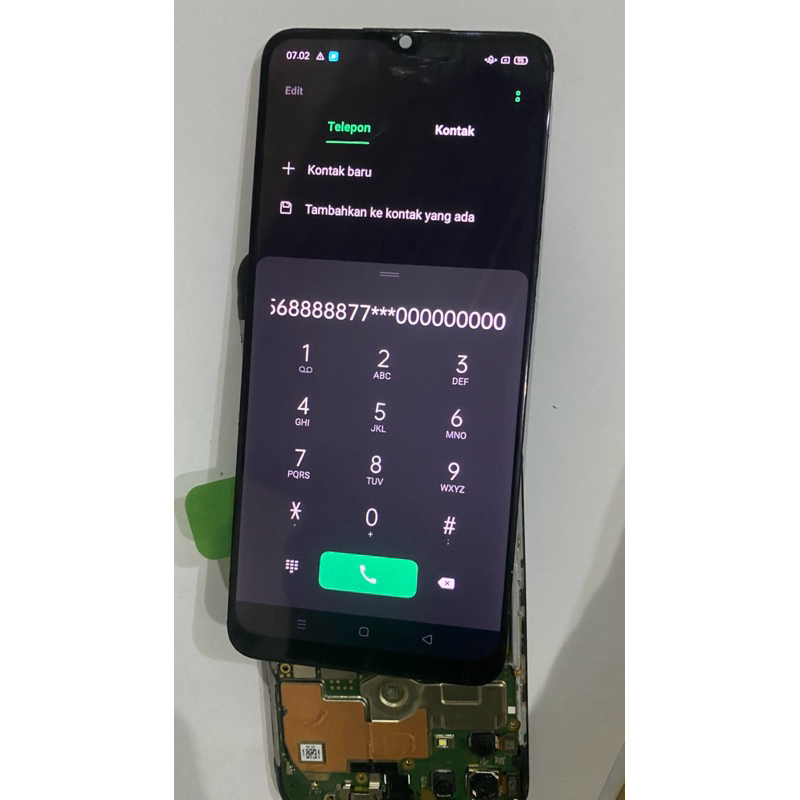 LCD TS OPPO A15 Original Copotan Normal Minus Ringan Seperti Di Foto