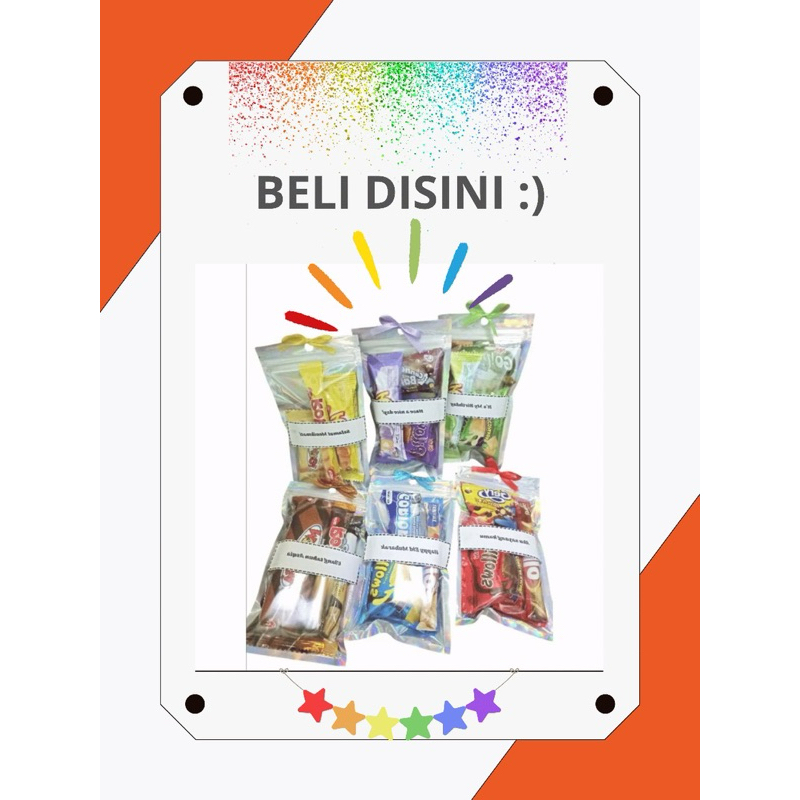 

mini snack gift/freebies hampers murah untuk hadiah atau lebaran