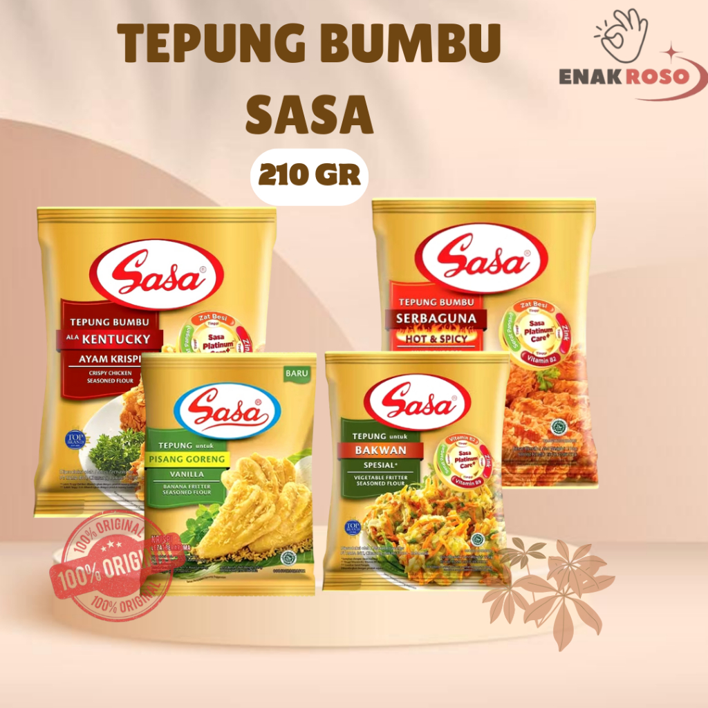 

Sasa Tepung Bumbu 210gram