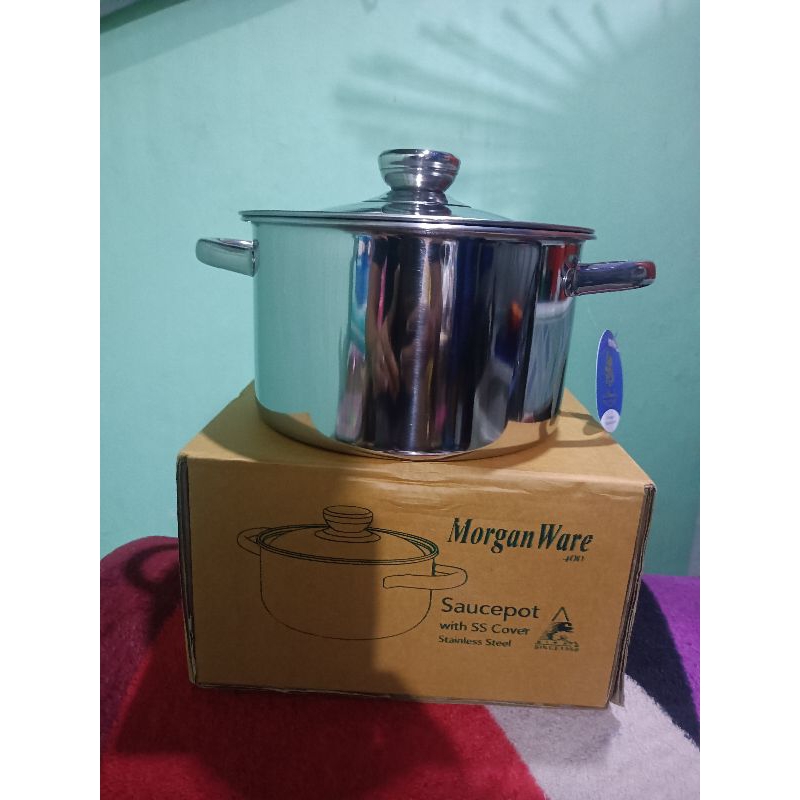 BIMA morgan ware saucepot stainless steel 18 cm include lid