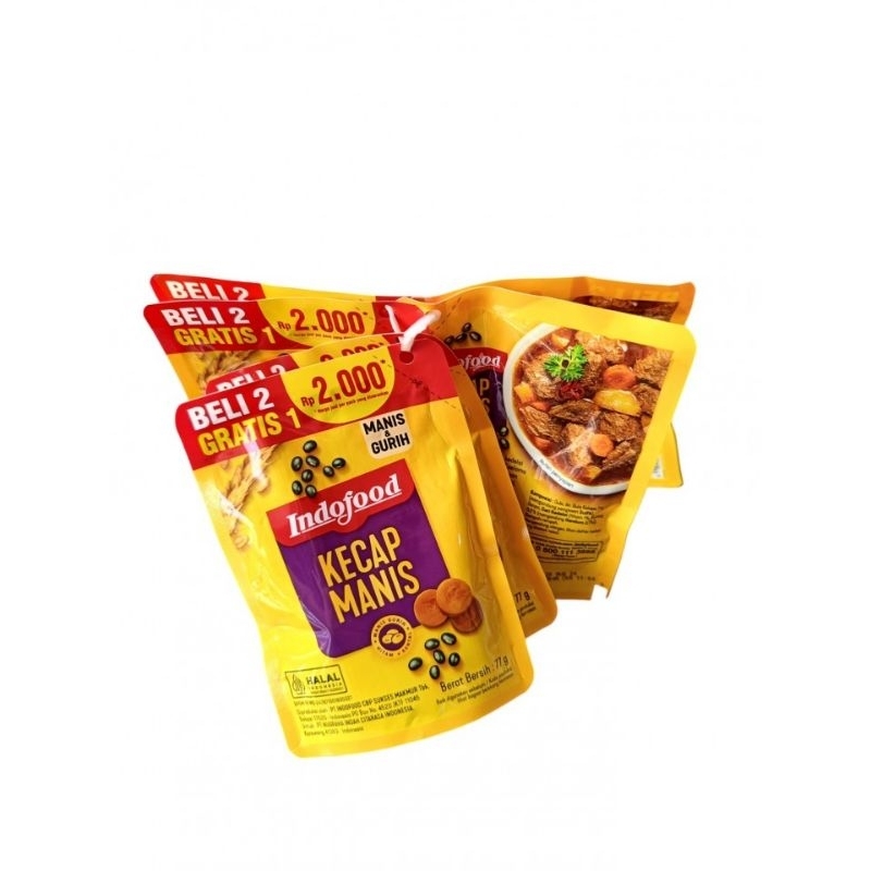 

KECAP MANIS INDOFOOD NETTO 77 GR Buy 2 get 1