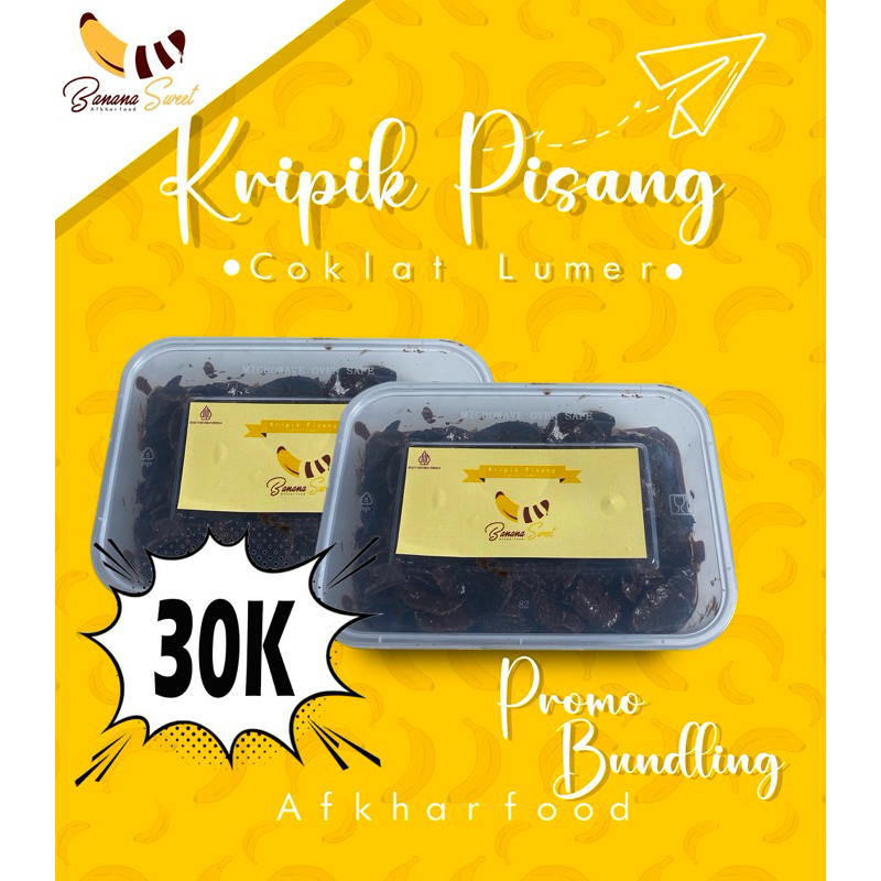 

Keripik pisang lumer coklat manis ( Banana Sweet ) by afkharfood !