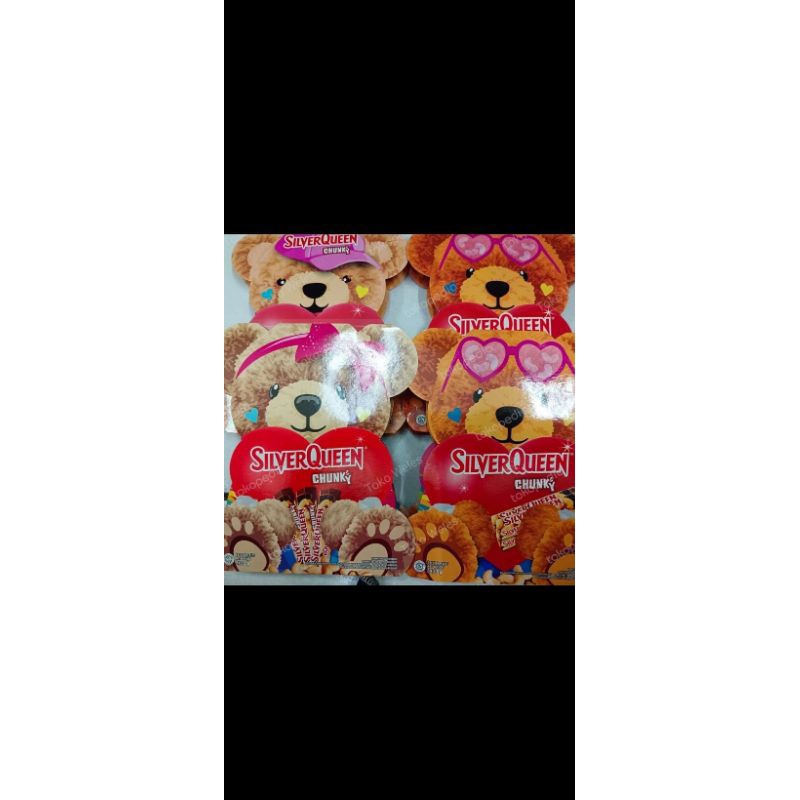 

cokelat silverquee Beruang isi 3 /spesial valentine