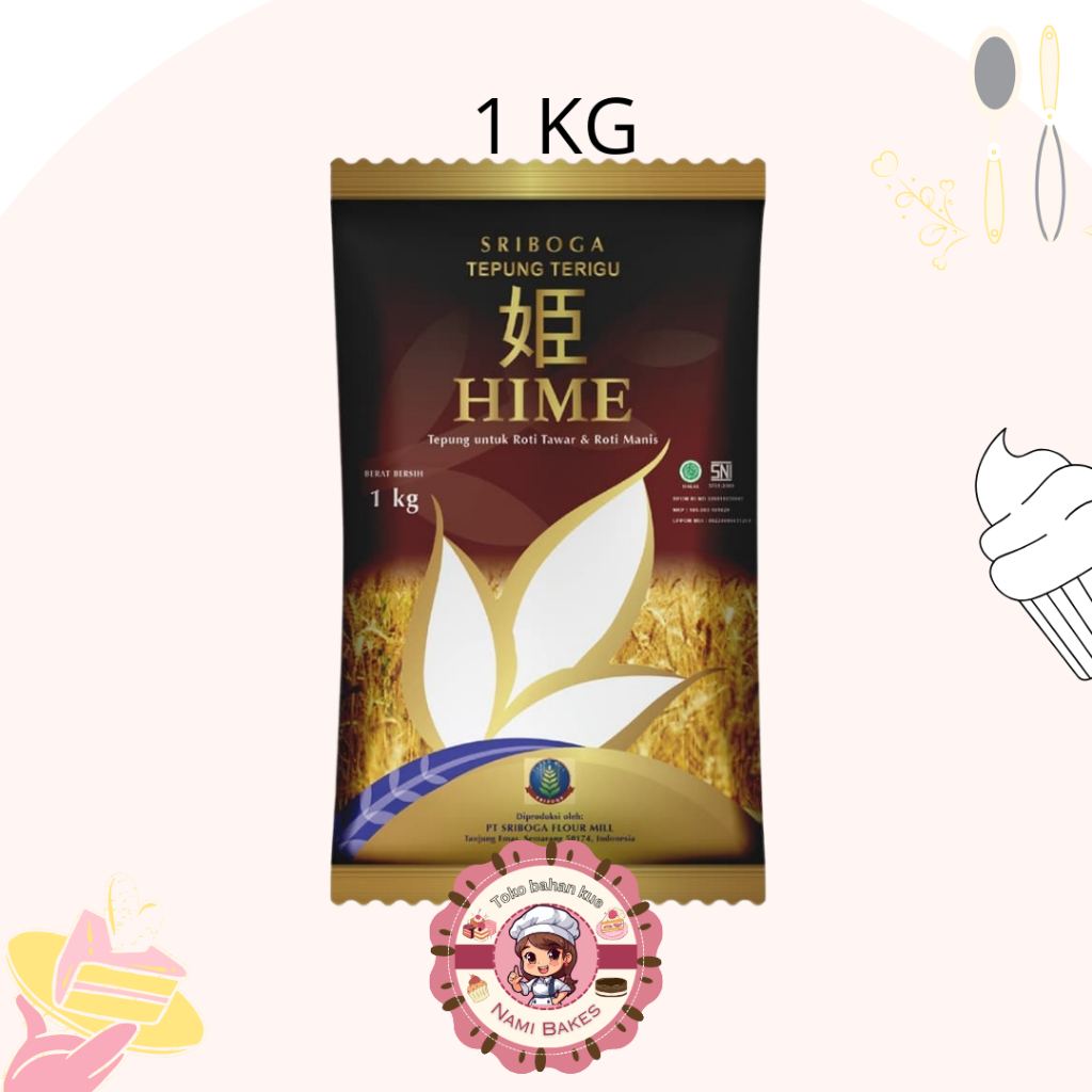 

Tepung Terigu Hime 1000 gram / 1 kg