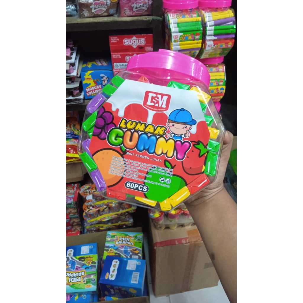 

PROMO !! Lunak gummy dsm toples