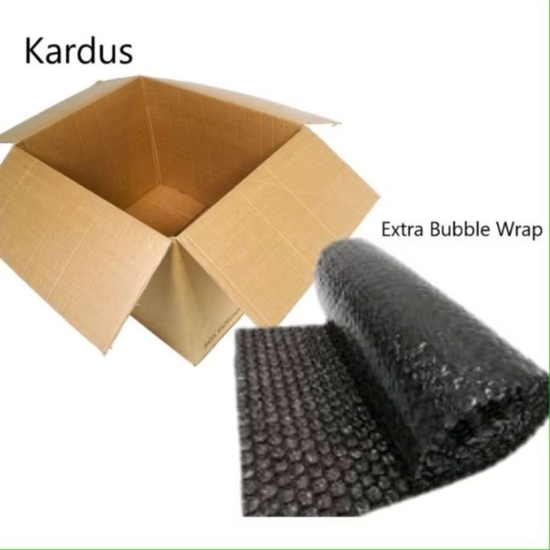 

ekstra kardus dan bblewrap tambahan