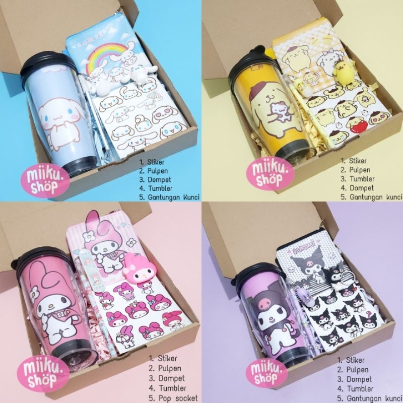 tumbler karakter doraemon keroppi stitch kado ulang tahun anak