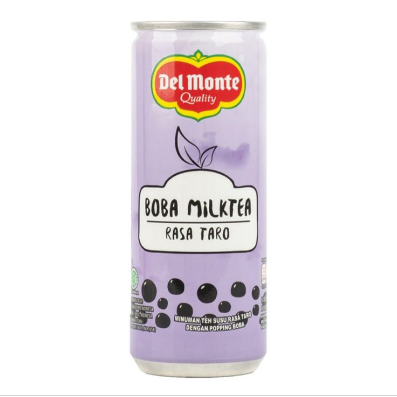 

Del Monte Boba Teh Susu Taro Kaleng 240 ml