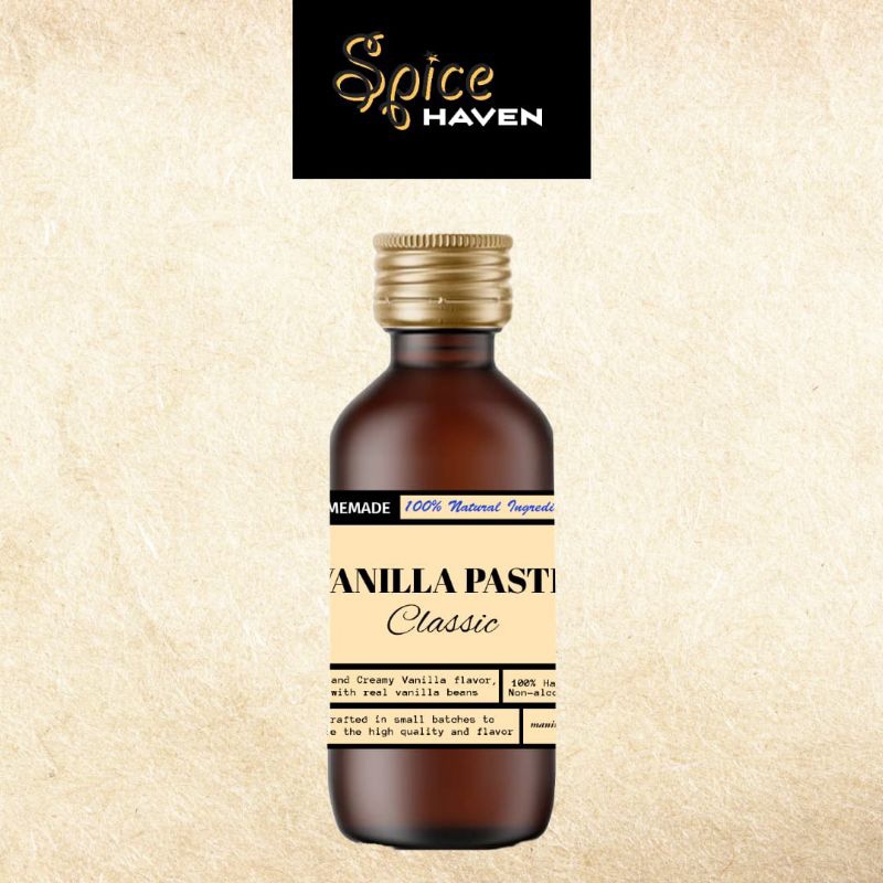 

homemade halal vanilla pasta classic premium gourmet merk manira.id