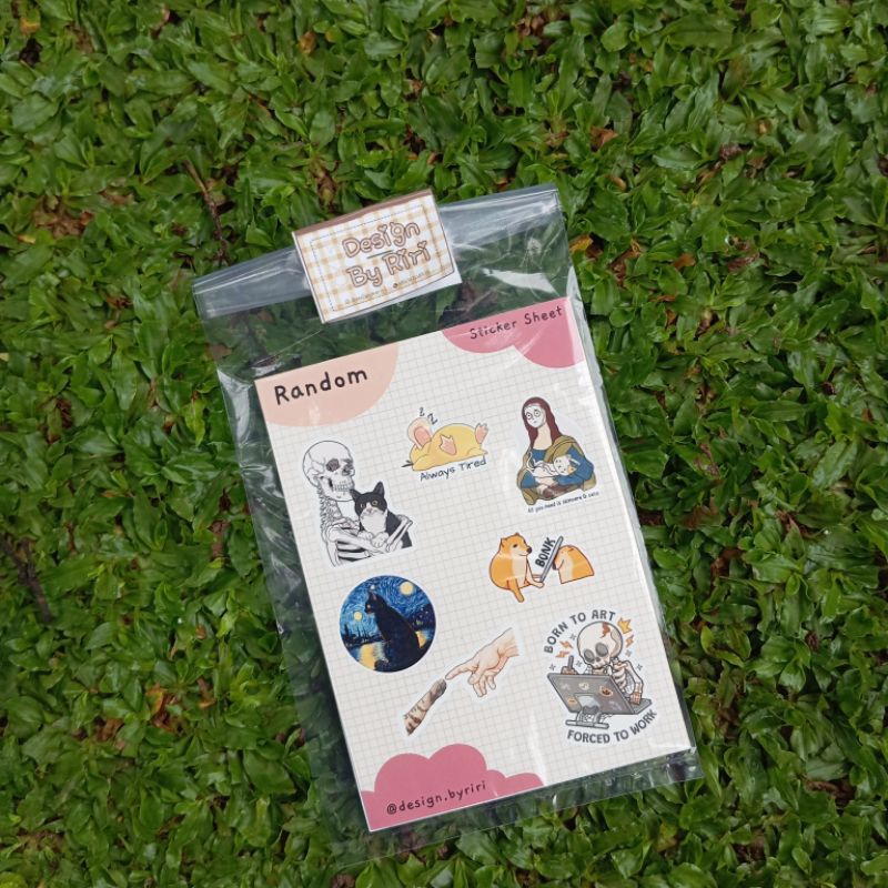 

Stiker Sheet Custom A5 | Desain Bebas / Nama / Karakter Lucu