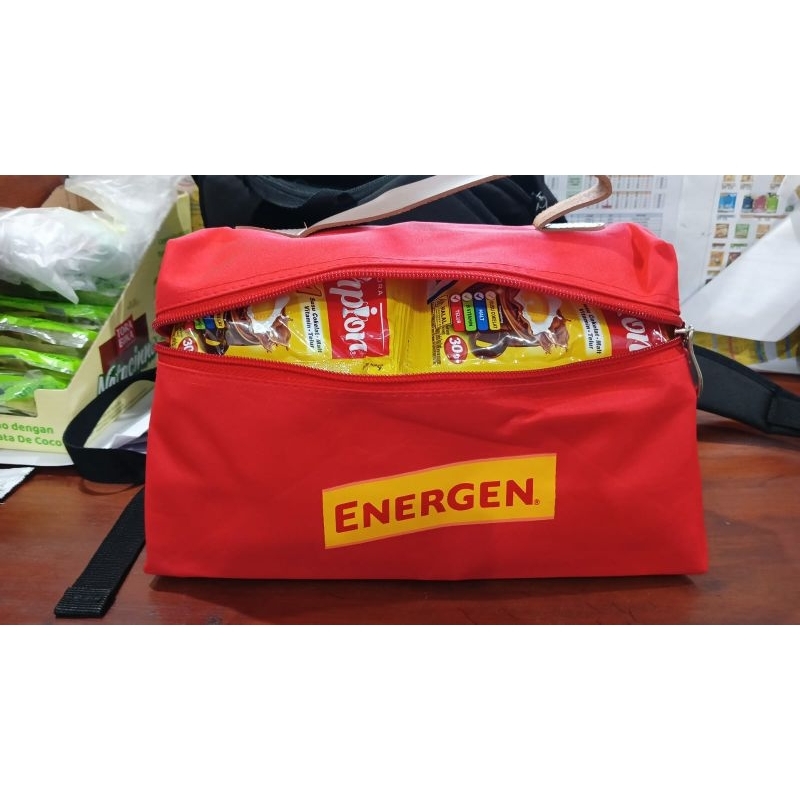 

3 Renceng(33 pcs) Champions bonus pouch Energen cantik seharga 10.000