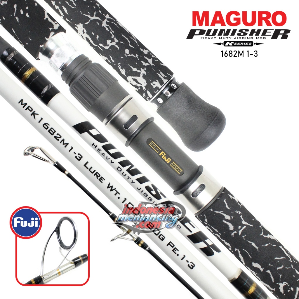 Joran MAGURO PUNISHER K-SERIES | Ring Fuji Alconite + SiC TopGuide | 168cm | PE#1-3/3-6/4-6 ~IMStore