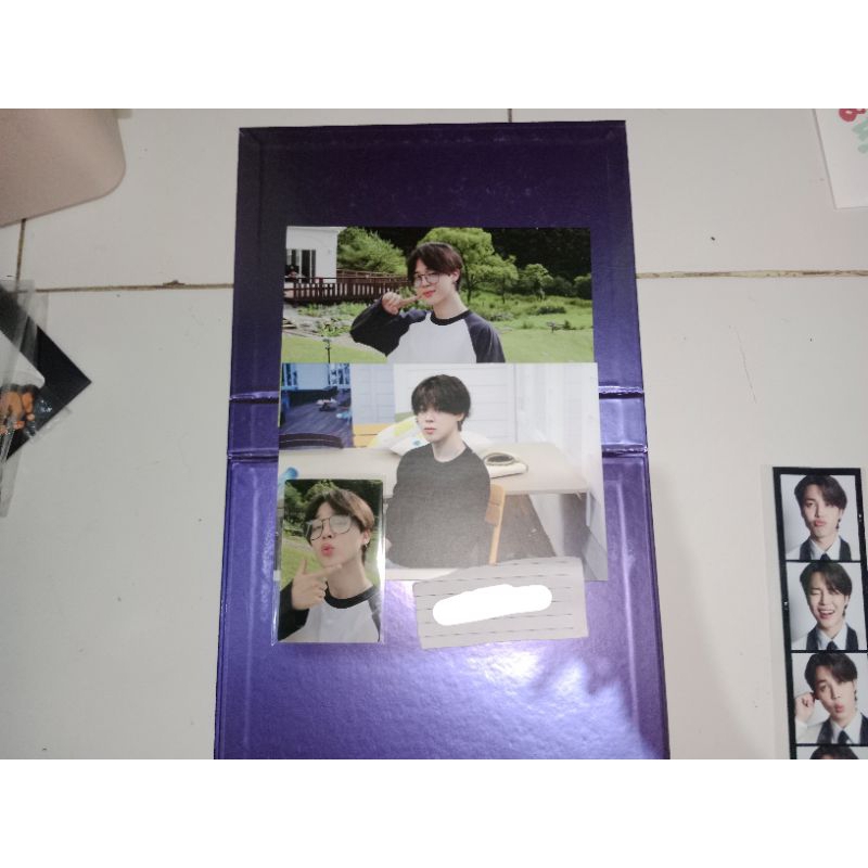 

poca + poscard jimin, poca taehyung