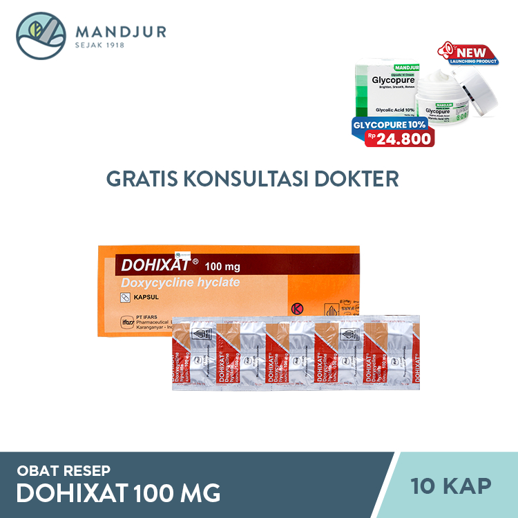 Dohixat 100 mg 10 Kapsul