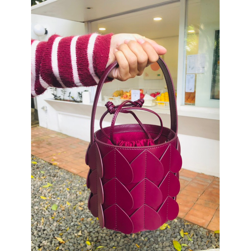 peggy hartanto bag wine bucket bag preloved