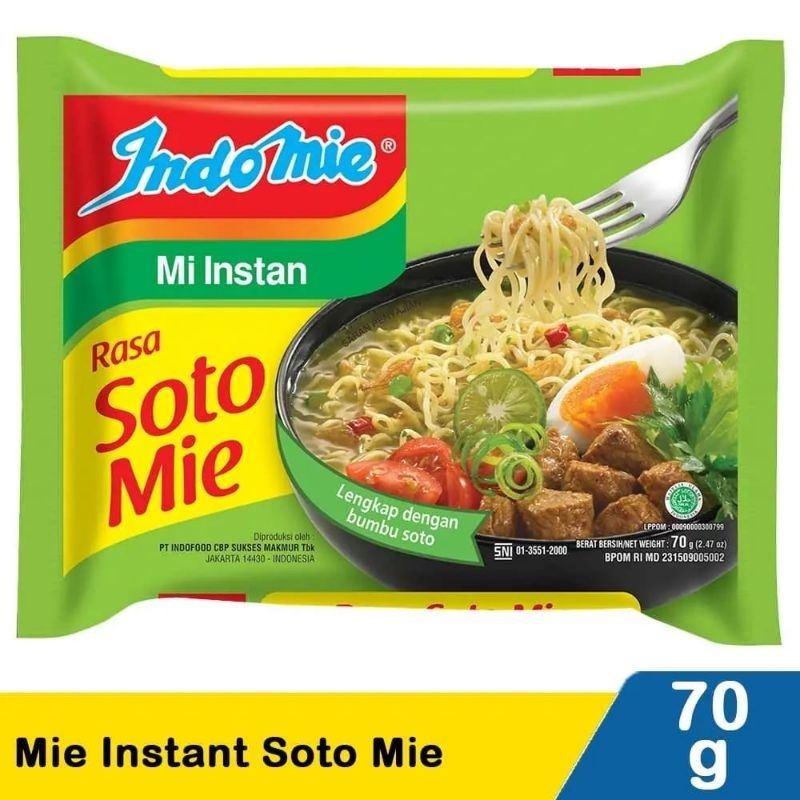 

10 Pcs - Indomie Kuah Rasa Soto Mie