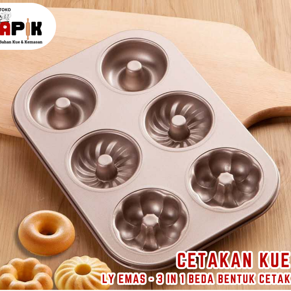 CETAKAN KUE 3 IN 1 / CETAKAN KUE
