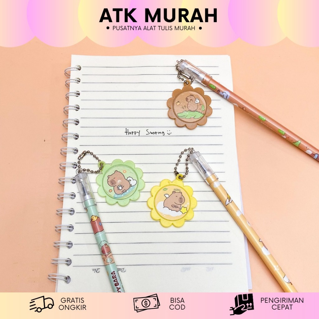 

PULPEN GANTUNGAN CERMIN CAPYBARA PG-1606 PULPEN GEMES ALAT TULIS SEKOLAH LUCU MURAH TERJANGKAU