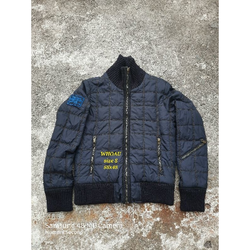 jaket outer whoau quilted