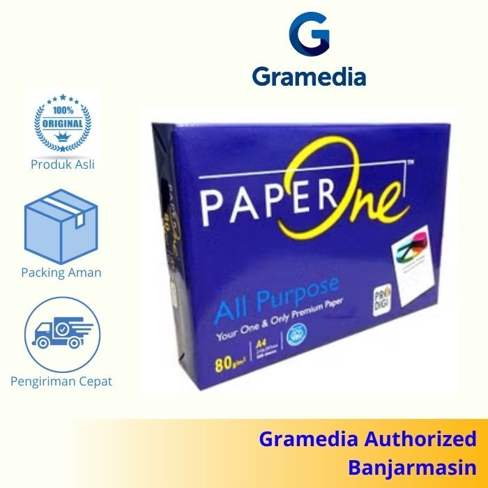 

Gramedia Banjarmasin - Paper one FC 80 GR A4